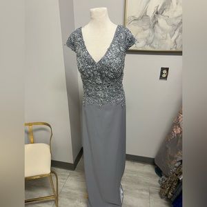 MGNY steel colored dress